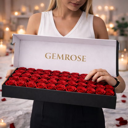 GEMROSE Özel Gül Kutusu 27'li